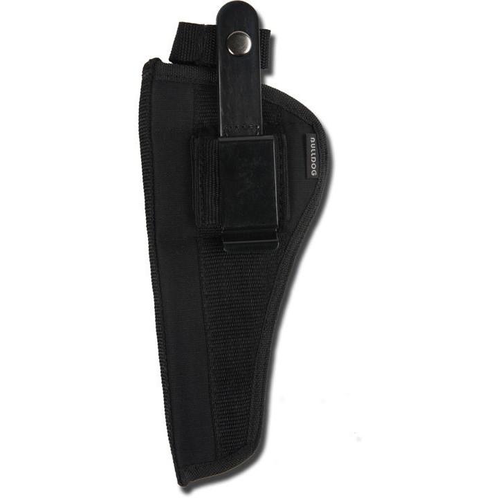 Bulldog Cases Gun Holsters Bulldog Cases Bulldog Extreme Handgun Holster with Belt Loop and Clip for Revolvers with 2-2.5" Barrels Black Ambi