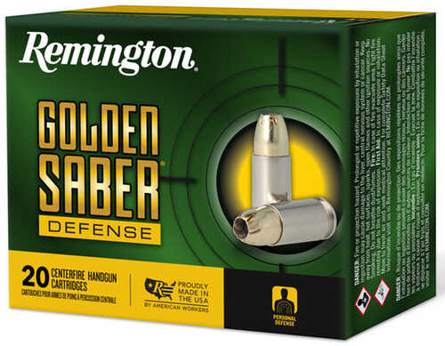 Remington R21368 Golden Saber Bonded 10mm Auto – Exceptional Weight Retention