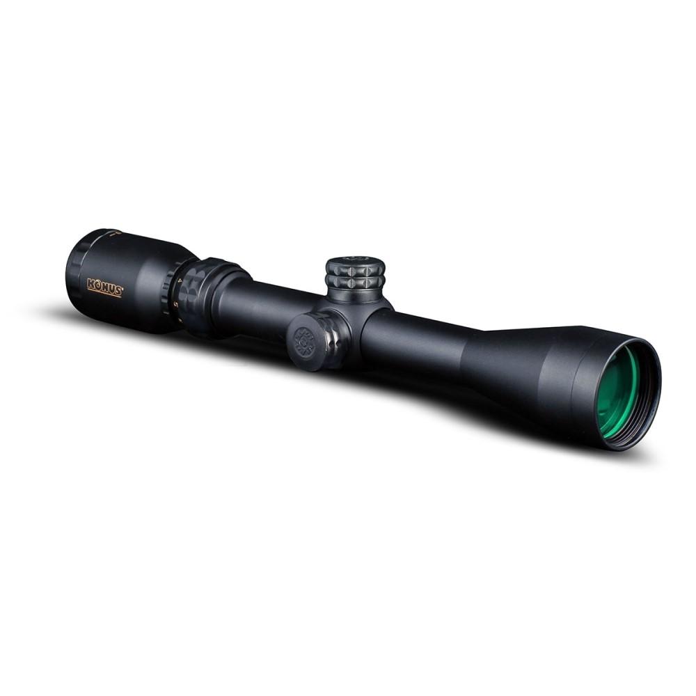 Konus Optics Optics|Centerfire Scopes Konus Optics KonusPro 3-9x40mm Rifle Scope Engraved SFP Blue/Red Dot 550 Ballistic Reticle Illuminated Matte Black