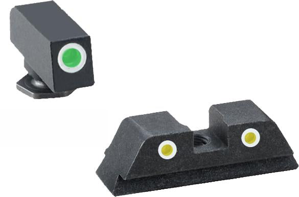Ameriglo Night Sights Ameriglo Ameriglo Classic Tritium NIght Sight Set 3-Dot for GLOCK 1719 22 23 24 26 27 33 34 35 37 38 39