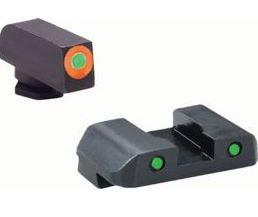 Ameriglo Night Sights Ameriglo Green Tritium Outline Orange/Black for Glock Gen 5