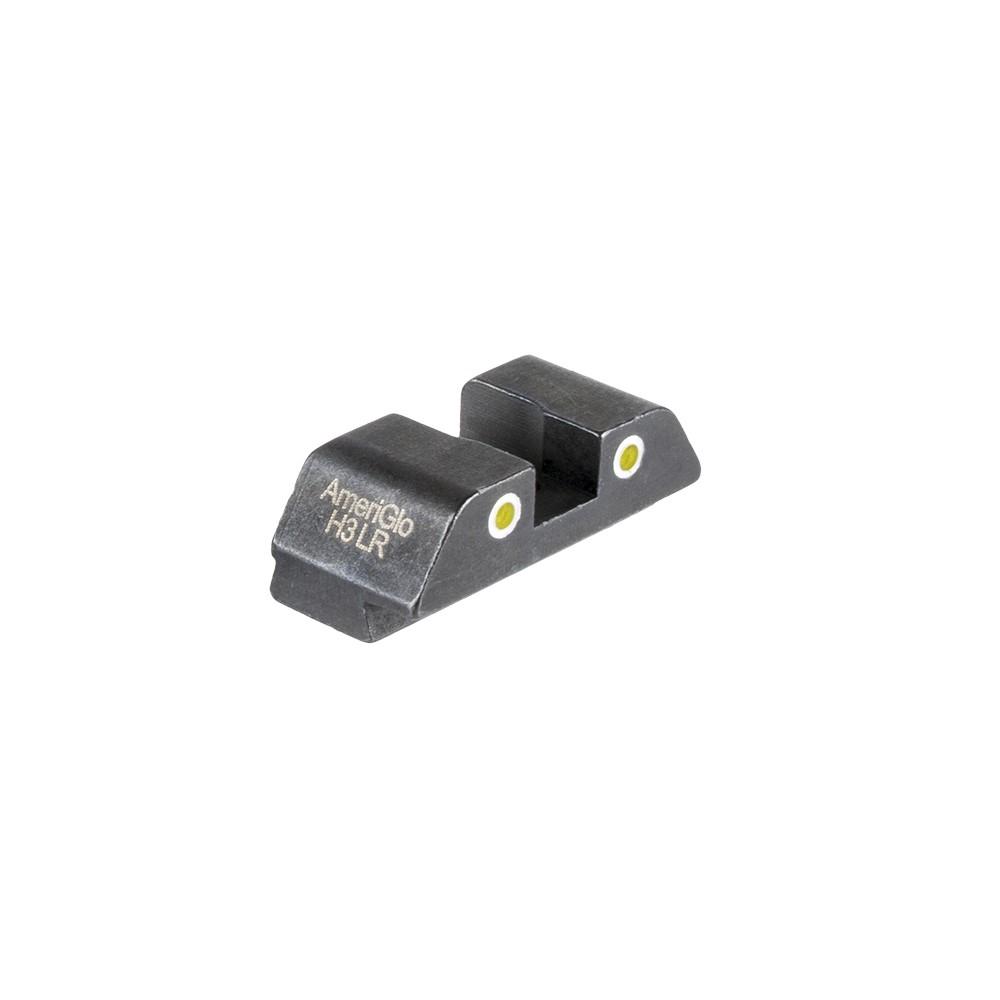Ameriglo Night Sights Ameriglo Ameriglo Tritium 2-Dot Rear Handgun Sight for Glock Yellow with White Front