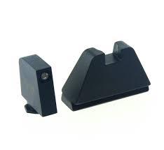 Ameriglo Suppressor Height Sights Ameriglo 5XL Tall Green Tritium Black Outline 407/FlatBlack 507 for most Glocks