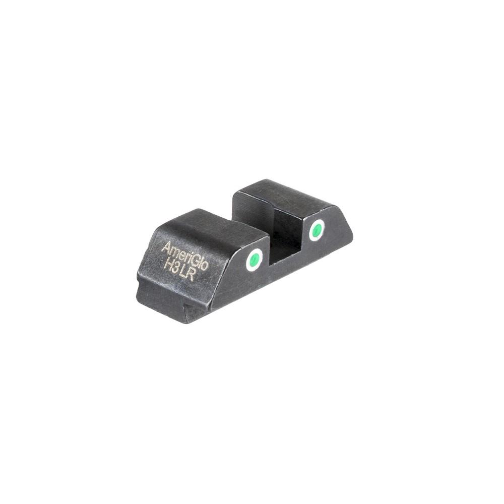 Ameriglo Night Sights Ameriglo Ameriglo Tritium 2-Dot Rear Handgun Sight for Glock 42/43/43x/48 Green with White Front