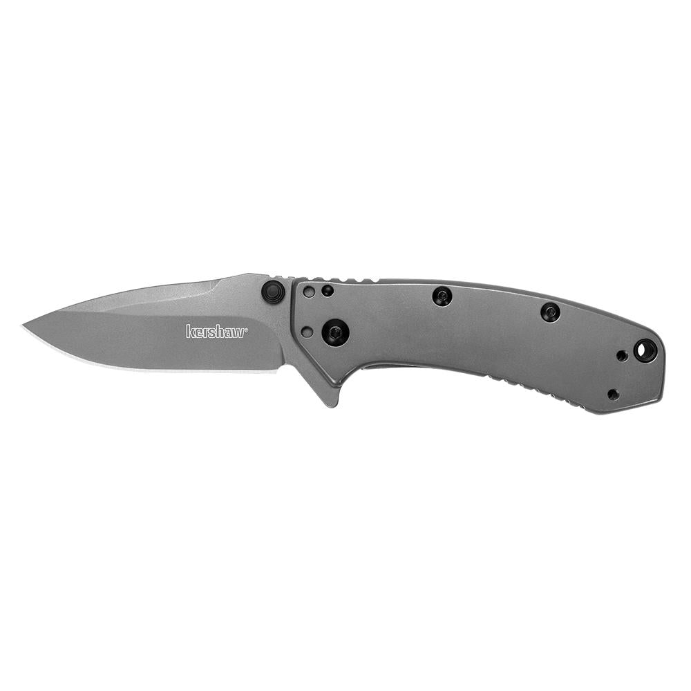 Kershaw Knives Knives &amp; Edged Tools|Knives Kershaw Knives Kershaw Cryo Folding Knife 2-3/4" Drop Point Blade Matte Grey
