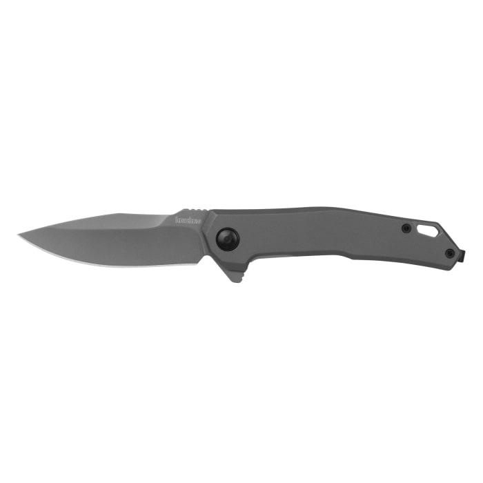 Kershaw Knives Knives Kershaw Knives Kershaw Helitack Folding Knife 3-1/4" Drop Point Blade Grey