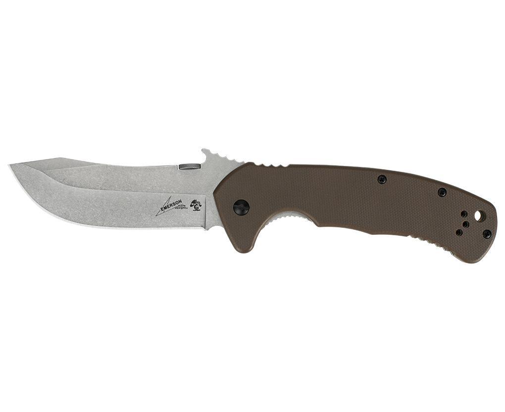 Kershaw Knives Knives &amp; Edged Tools|Knives Kershaw Knives Kershaw Emerson CQC-11K D2 Hunting/Camping Knife / Wave Shaped Feature