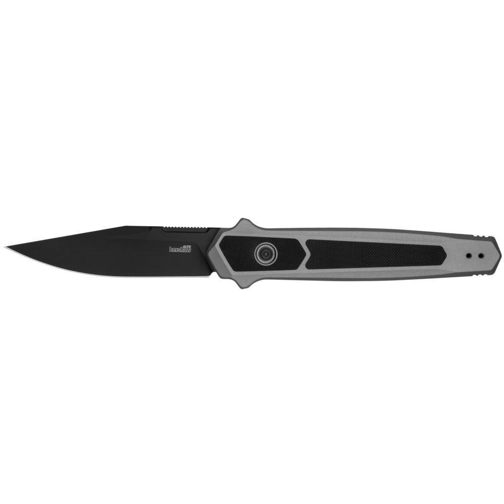Kershaw Knives Knives Kershaw Knives Kershaw Launch 17 Automatic Folding Knife 3-1/2" Clip Point Blade Grey