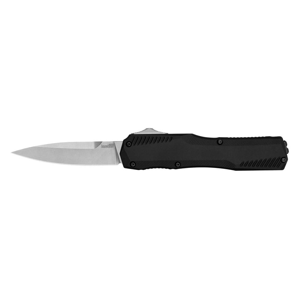 Kershaw Knives Knives Kershaw Knives Kershaw Livewire OTF Automatic Knife 3-3/10" Drop Point Blade Black