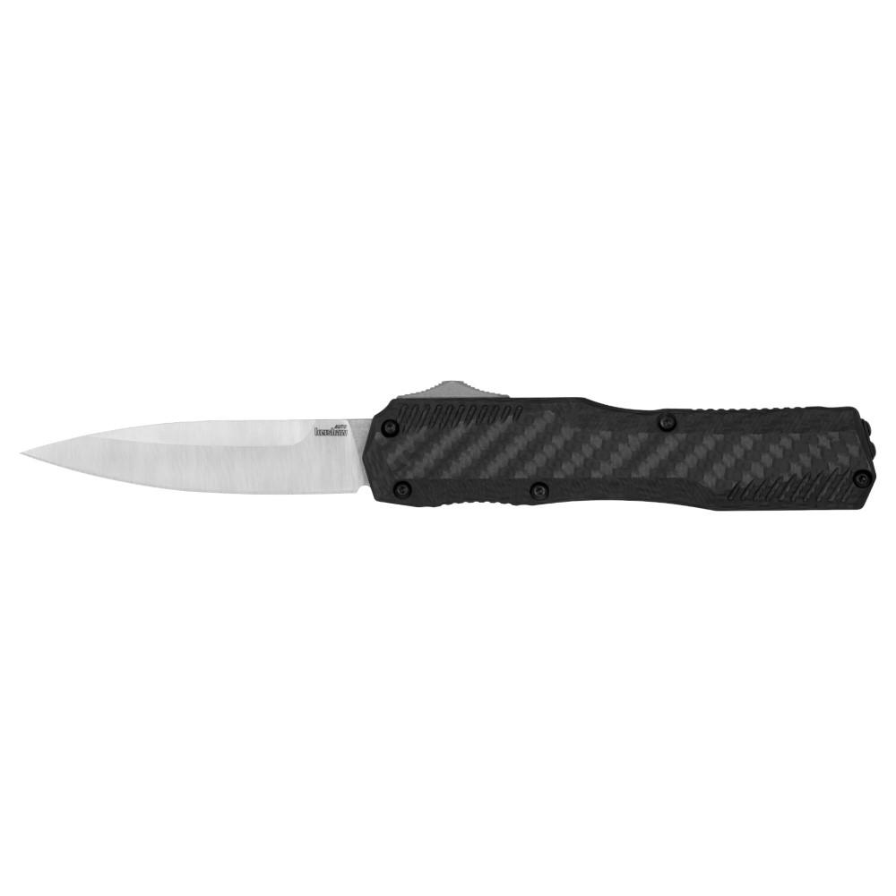 Kershaw Knives Knives Kershaw Knives Kershaw Livewire OTF Automatic Knife 3-3/10" Spear Point Blade Black