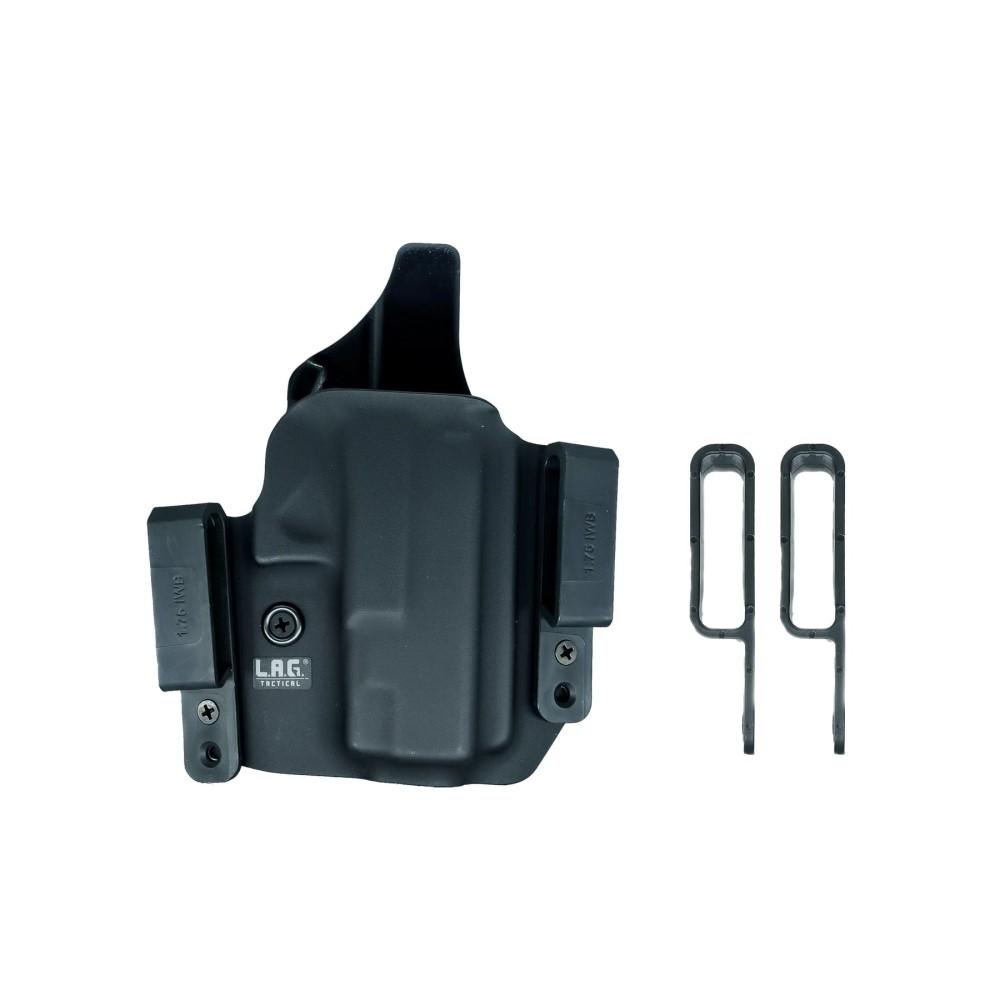 L.A.G. Tactical Gun Holsters L.A.G. Tactical  L.A.G. Tactical Defender Holster Sig P365 XMacro Black Right Hand