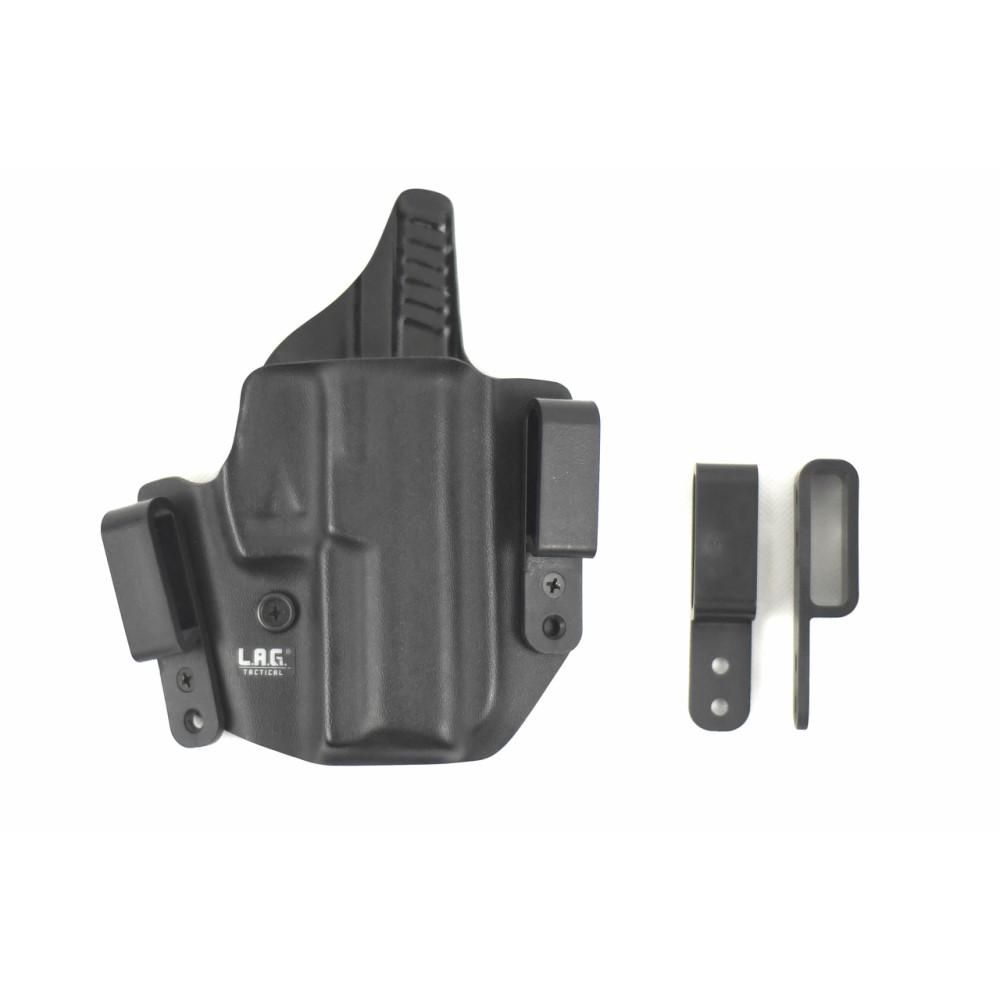 L.A.G. Tactical Gun Holsters L.A.G. Tactical  L.A.G. Tactical Defender Holster Glock 43/43X Black Right Hand