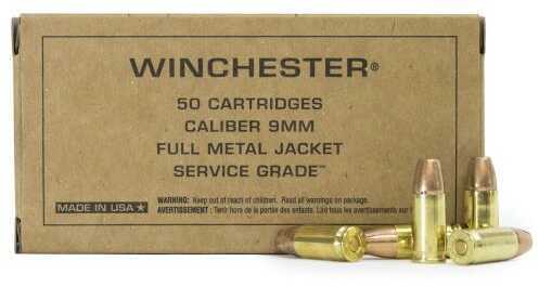 Winchester Service Grade 9mm Luger Ammo – Reliable Performance for Competitive Shooting