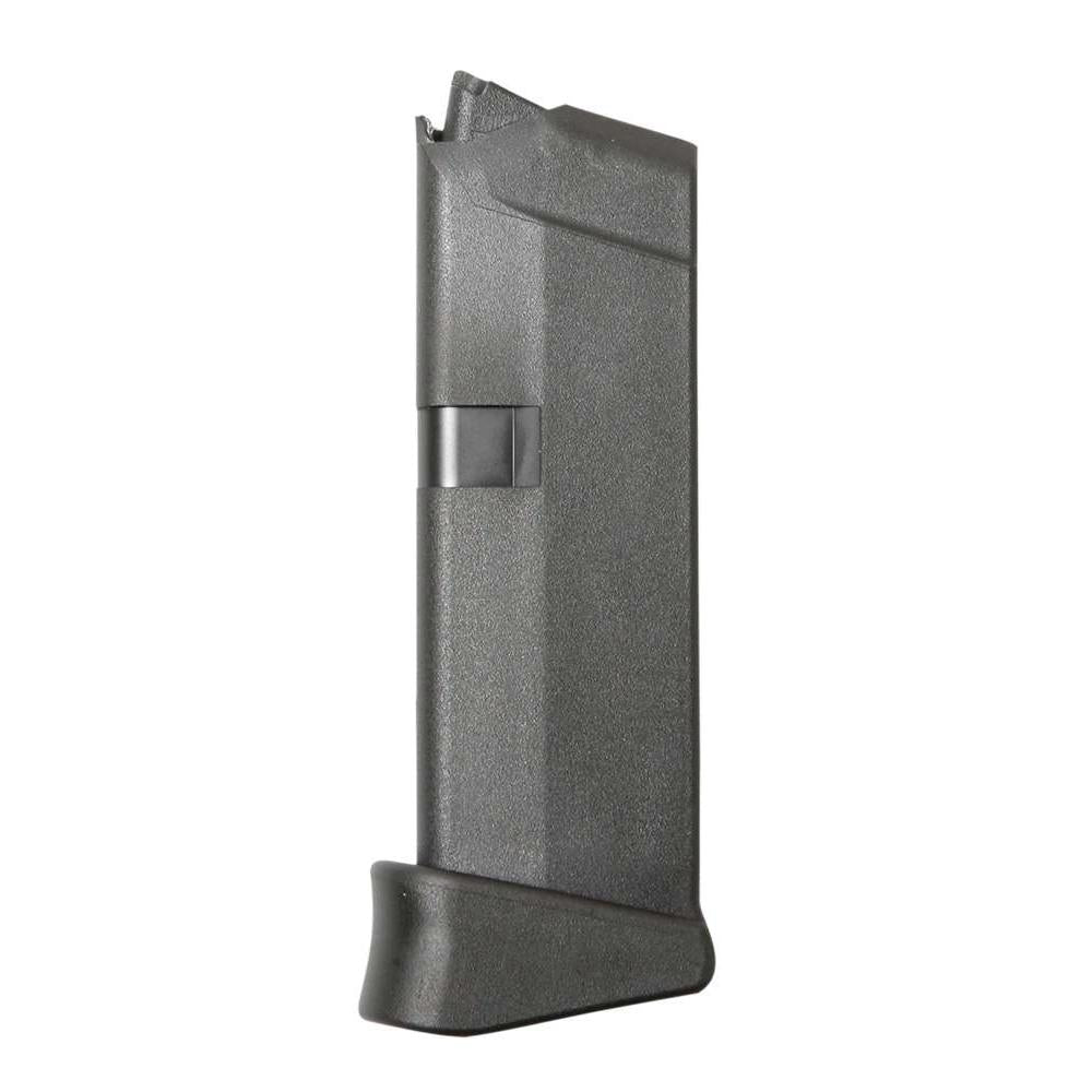 Glock Handgun Magazines Glock Factory Original Glock 42 Magazine With Extension Glock 42 .380 ACP Black Polymer 6/rd Pkg'd
