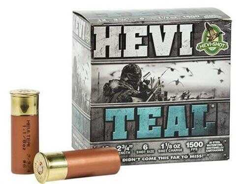 12 Gauge Hevi Teal Steel Shot 25 Rounds Environ Metal 3
