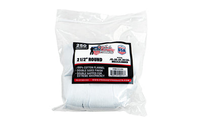 PRO-SHOT PATCH .45-.58CAL 2 1/2" 250
