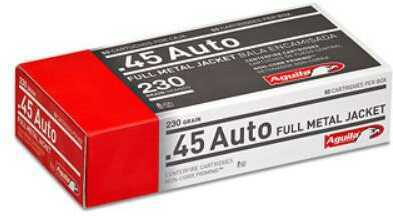 Aguila 45 ACP 230 Grain Full Metal Jacket – Reliable Performance with 50 Rounds