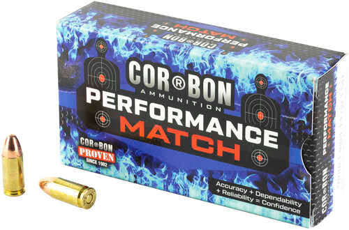 CorBon PM 9mm 147 Grain Full Metal Jacket Ammo – Reliable Performance 50 Rounds