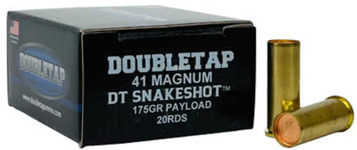 DoubleTap Ammunition SnakeShot 41 Magnum 175 Grain – Versatile Shotshell for Effective Defense