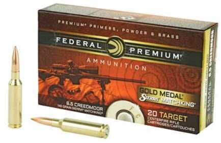 6.5 Creedmoor Federal 140gr Sierra MatchKing Ammo 20Pk