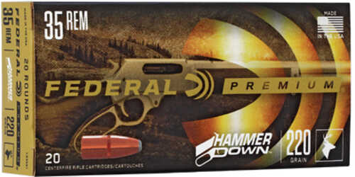 Federal Premium HammerDown 35 Rem 220gr Bonded Hollow Point Ammo