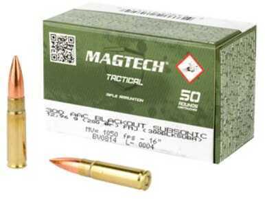 MagTech 300 Blackout 200 Grain FMJ Subsonic 50 Round Box