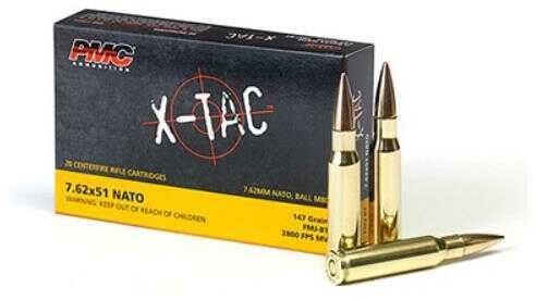 PMC 7.62 NATO 147Gr FMJ Ammo 20 Rounds for Shooting