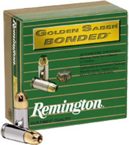 Remington Golden Saber 45 ACP Ammunition – 230 Grain Brass Jacketed Hollow Point