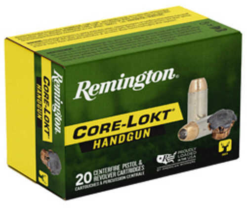 Remington Ammunition R20225 Core-Lokt Handgun 41RemMag 210Gr Jacketed Hollow Point 20 Per Box/10 Case