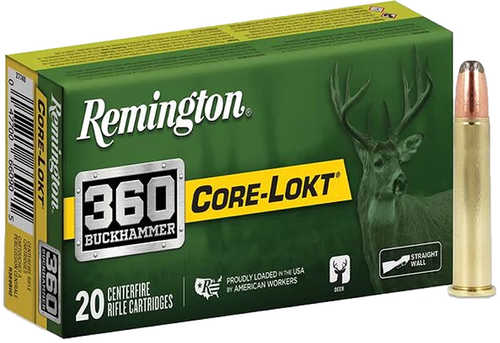 Remington 360 Buckhammer 200 Grain Soft Point 20 Rounds