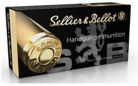 Sellier & Bellot 10mm 180 Grain Jacketed Hollow Point – High Quality 50 Round Box