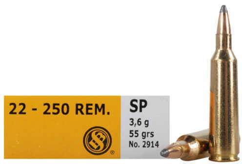 22-250 Remington Sellier And Bellot 55 Grain Soft Point Ammo
