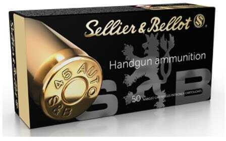 Sellier & Bellot 45 ACP Ammunition – 230 Grain Jacketed Hollow Point 50 Rounds