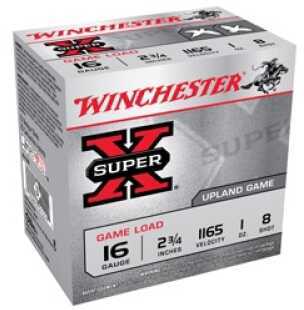 Winchester Super-X 16 Gauge 1 Oz Lead 8 Shot Ammo Load