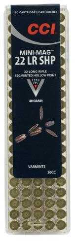 CCI 22 Long Rifle 100 Rounds Ammunition - Segmented Hollow Point for Maximum Accuracy