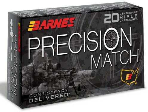 Barnes 6mm Creedmoor 112 Grain Jacketed Hollow Point Ammo, 20 Rounds