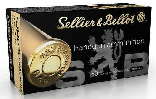 Sellier & Bellot 357 Magnum Ammunition – Reliable 158 Grain Jacketed Hollow Point