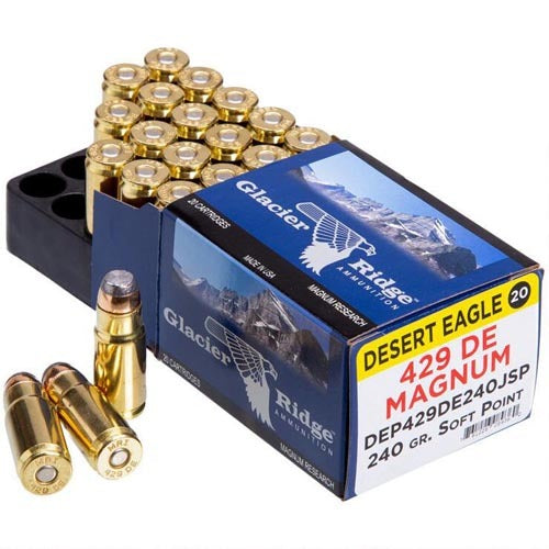 Magnum Research 429 Desert Eagle – 240 Grain Jacketed Soft Point Ammunition