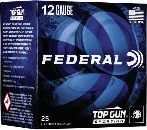 12 Gauge Federal Top Gun Sporting 2 3 Quarters Inch Lead 8
