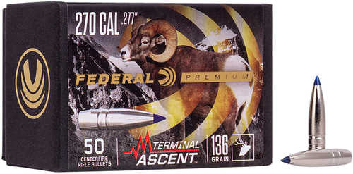 Federal PB277TA1 Ascent 270 Win 136Grain Polymer 50 Pack