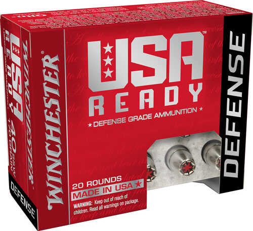 Winchester USA Ready 40 S&W 155 Gr Hollow Point – Optimal Accuracy for Sport Shooting