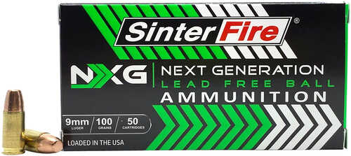 Sinterfire 9mm Luger 100 Grain FMJ – Lead Free Environmental Safety