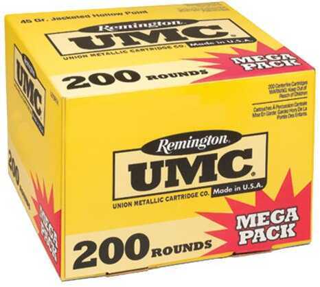 Remington UMC 45 ACP 230 Grain Full Metal Jacket – 200 Rounds Premium Ammunition