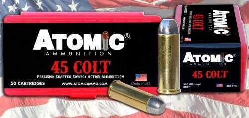 Atomic 00434 Cowboy Action 45 Colt – Premium 200 Grain Lead Ammunition