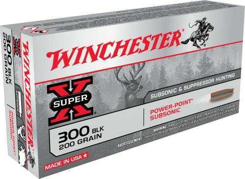 Winchester 300 AAC Blackout 200gr Hollow Point Ammo 20rd
