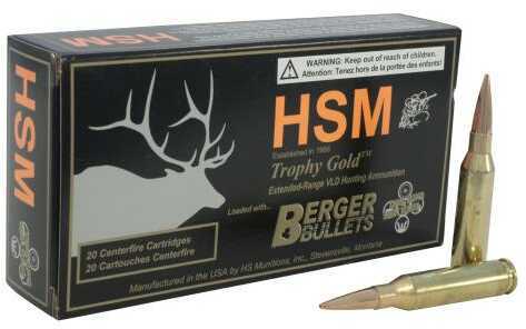 HSM 6.5 Creedmoor 140 Grain Sierra GameKing Ammo, 20 Rounds