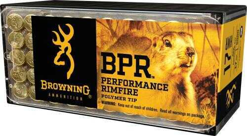 Browning 17 HMR 50 Rounds Ammunition - High Performance 17 Grain V-Max
