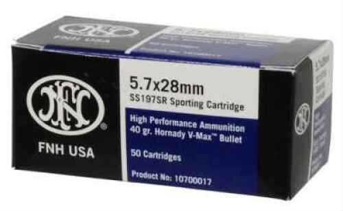 Federal SS197SR 5.7x28MM Ammunition – Precision Accuracy with Rapid Expansion