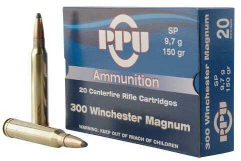 Prvi Partizan 300 Win Mag 150gr Soft Point Ammo 20 Rounds
