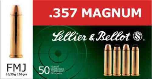 Sellier & Bellot 357 Magnum Ammunition – Reliable Full Metal Jacket Performance